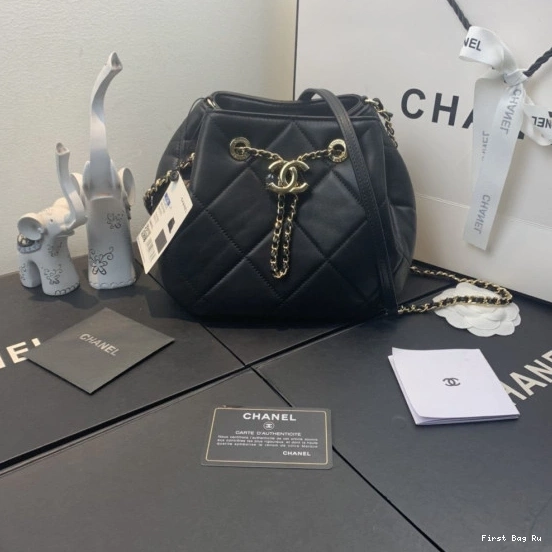 First Bag Ru CHANEL BAG DRAWSTRING SMALL 0707